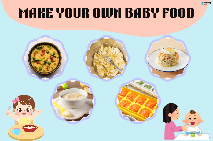 making homemade baby food to save money