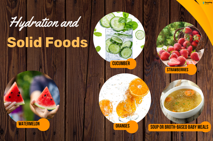 Safe water intake supporting hydration for babies after starting solids