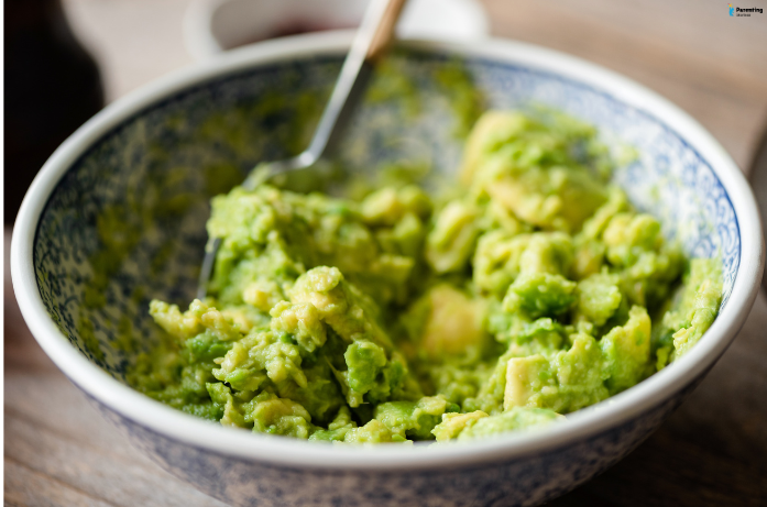 mashed avocado first foods for babies