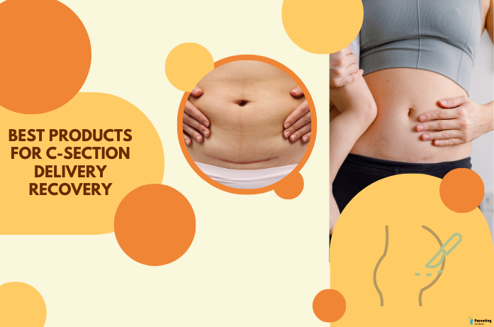 C-section recovery products for postpartum support