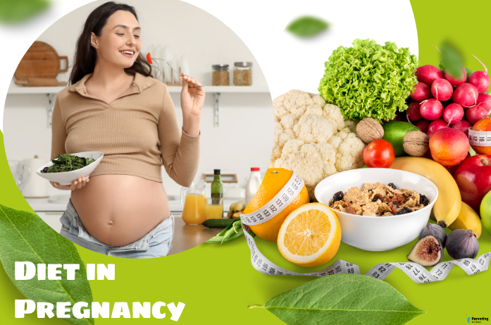 Pregnancy diet chart with nutritious meals