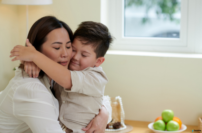 parent and child morning routine spending quality time