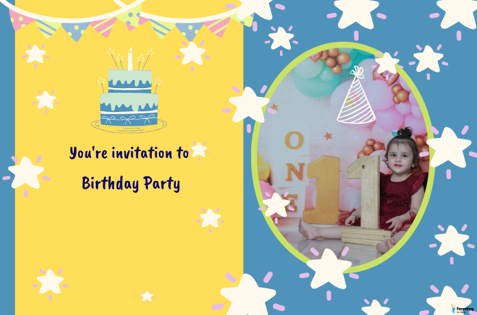 First birthday celebration with family, simple decorations, and baby-friendly cake