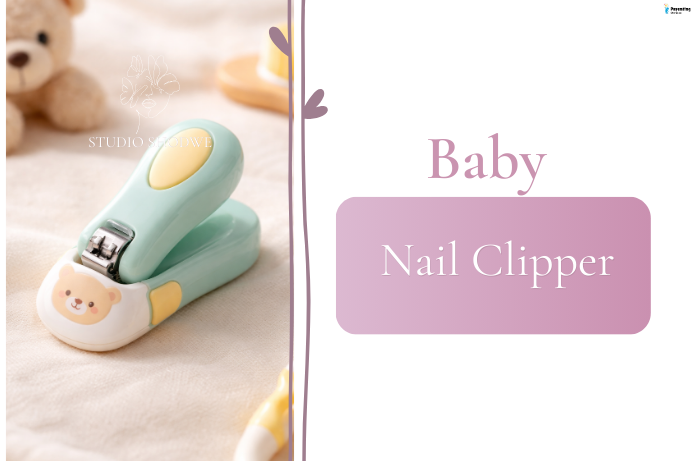 Baby nail clipper for safe and gentle trimming of newborn nails.