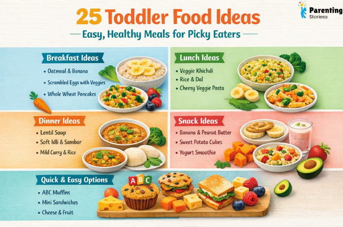Toddler Food Ideas for Balanced Daily Nutrition