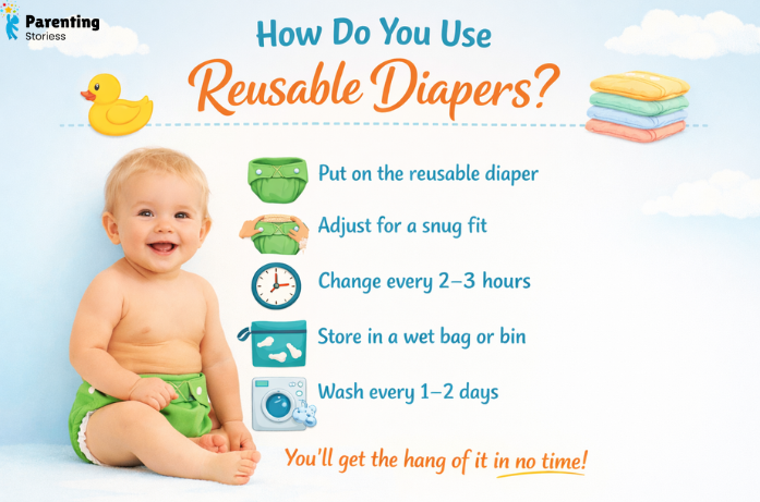 How Do You Use Reusable Diapers