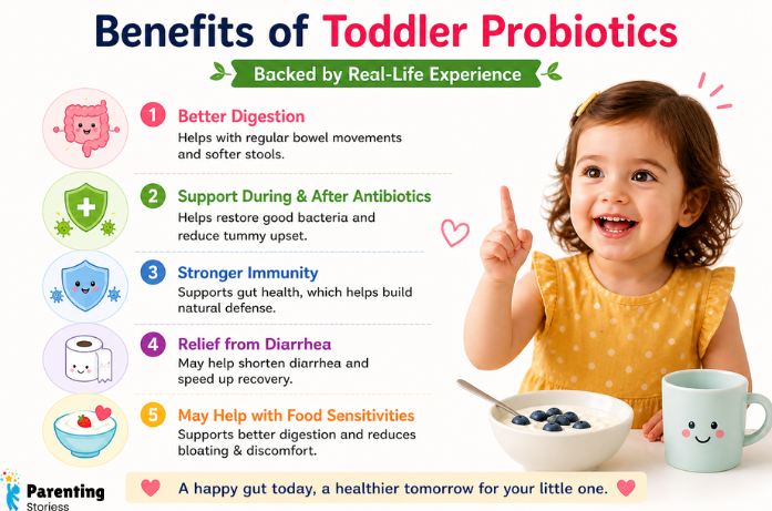 Benefits of Toddler Probiotics (Backed by Real-Life Experience)