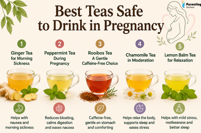 Best Teas Safe to Drink in Pregnancy