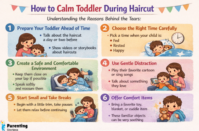 How to Calm Toddler During Haircut