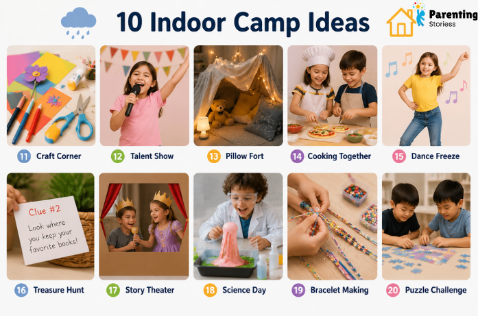Indoor Summer Camp Ideas for Rainy Days