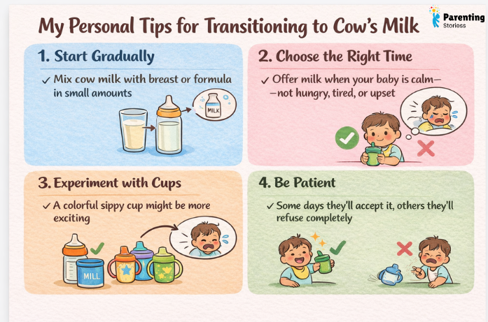 My Personal Tips for Transitioning to Cow’s Milk