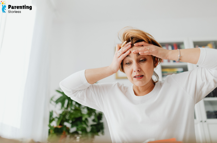 Overwhelmed Mom