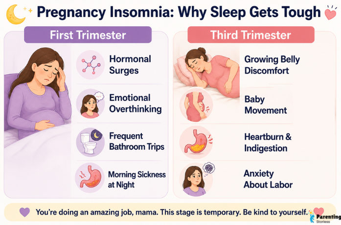 Pregnancy Insomnia 1st and 3rd trimester
