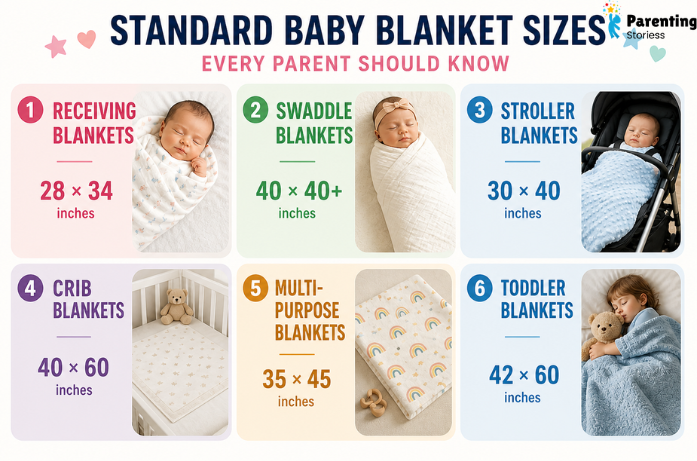 Standard Baby Blanket Sizes Every Parent Should Know