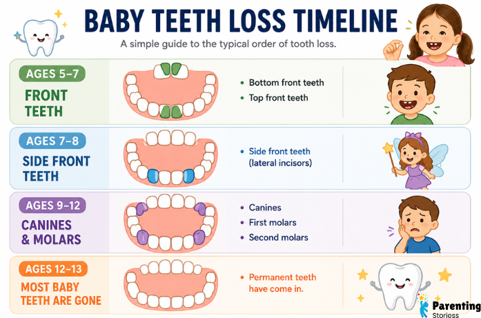 The Full Baby Teeth Loss Timeline
