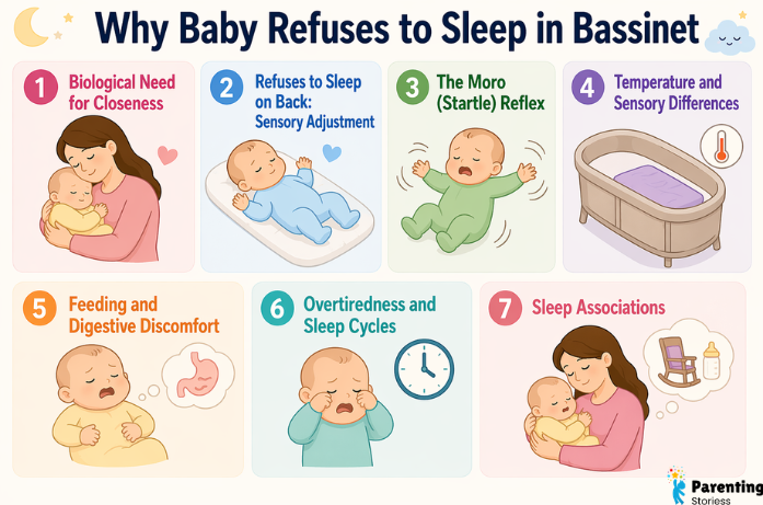 Why Baby Refuses to Sleep in Bassinet
