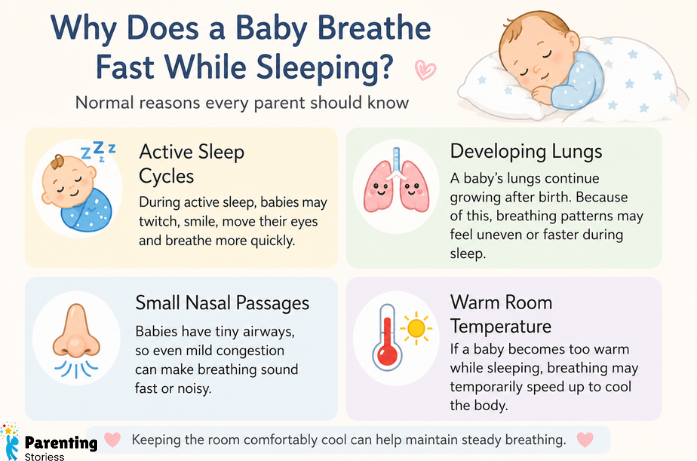 Why Does a Baby Breathe Fast While Sleeping