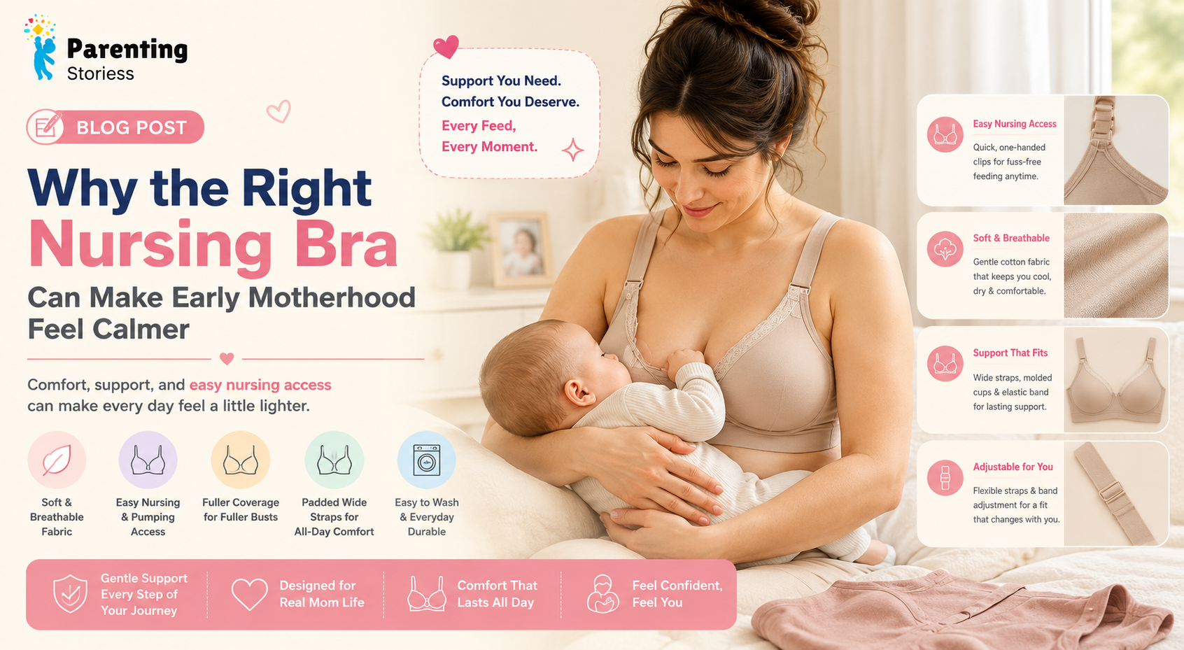 Why the Right Nursing Bra Can Make Early Motherhood Feel Calmer