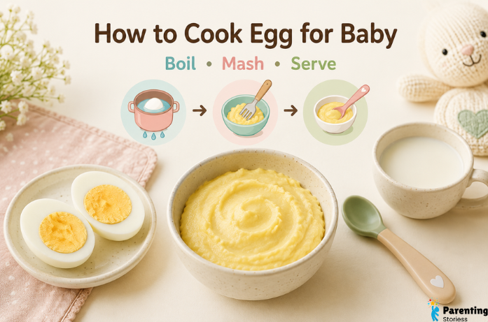 How to Cook Egg for Baby First Time