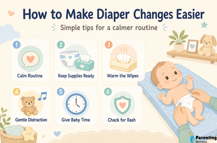 How to Make Diaper Changes Easier and More Peaceful