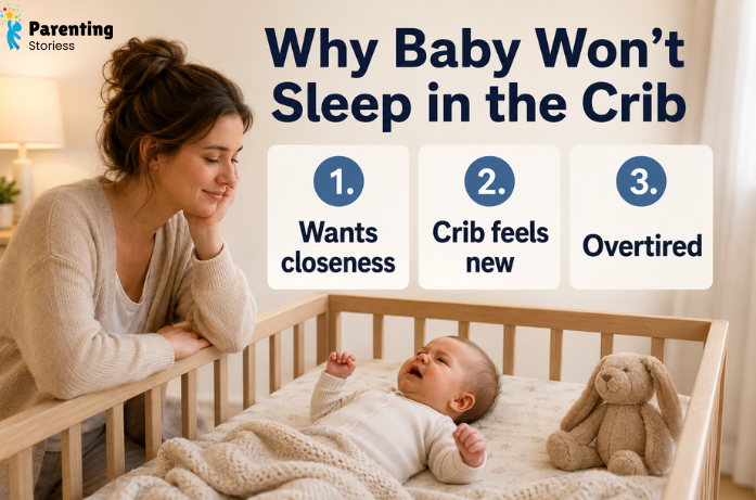 Common Reasons Your Baby Won’t Sleep in Crib