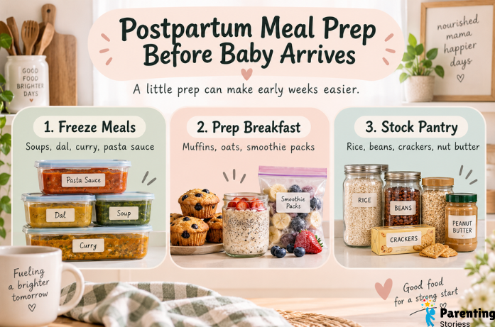 Postpartum Meal Prep Before Baby Arrives