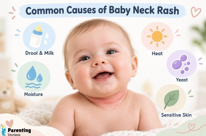 Common Causes of Rashes on Baby's Neck