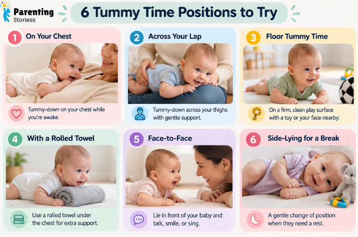 6 Tummy Time Positions to Try