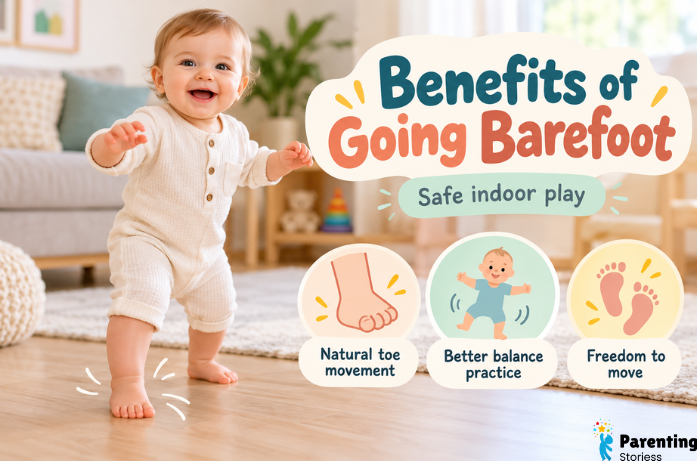Benefits of Babies Going Barefoot