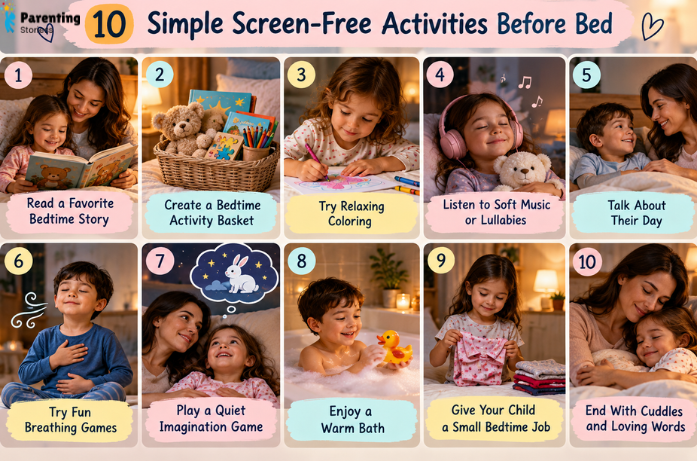 10 Simple Screen-Free Activities Before Bed